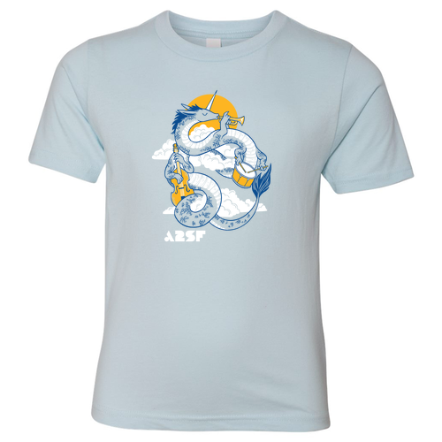 Youth Next Level Soft Fitted Short Sleeve Tee -- Light Blue