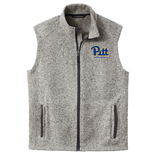 Port Authority Sweater Fleece Vest -- Grey Heather