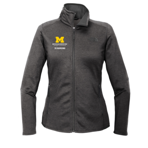 Ladies The North Face Skyline Full-Zip Fleece Jacket -- TNF Dark Grey Heather