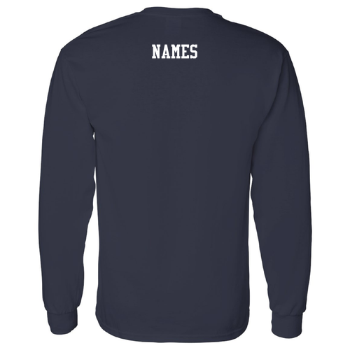 Gildan Heavy Cotton Longsleeve Basic T-Shirt -- Navy