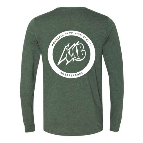 Bella+Canvas Unisex Heather Cvc Long Sleeve Tee- Heathers -- Heather Forest