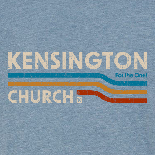 Kensington RETRO Bella Canvas T -- Denim Triblend