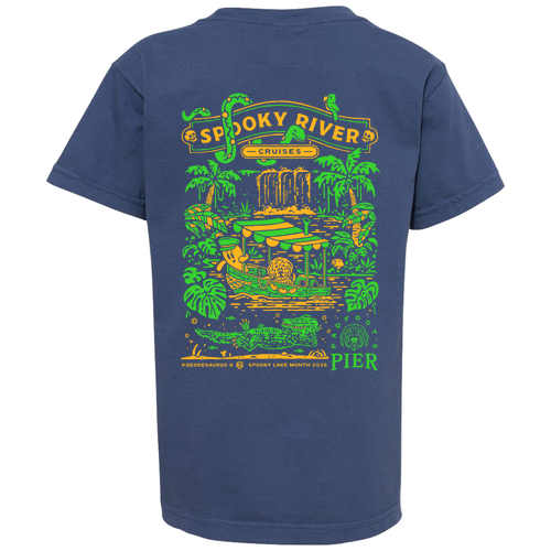 Comfort Colors Youth Garment-Dyed Heavyweight T-Shirt -- China Blue