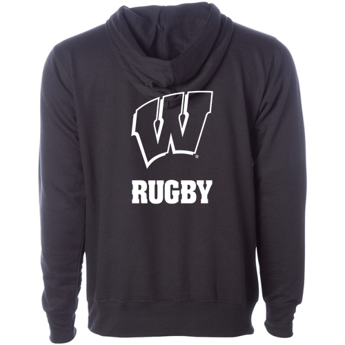 Independent Trading Midweight Hooded Sweatshirt -- Badge Black