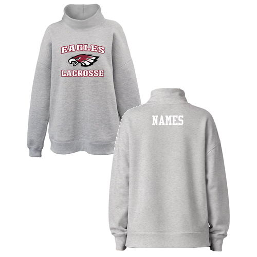 Pennant Womens Oversize Mockneck -- Grey