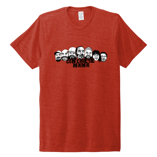 BW Faces Allmade Unisex Tri-Blend Tee -- Rise Up Red