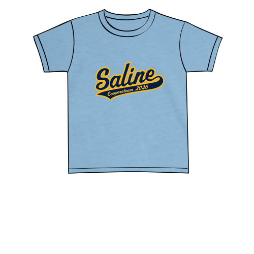 Bella Canvas Youth Short-Sleeve T-Shirt -- Columbia Blue