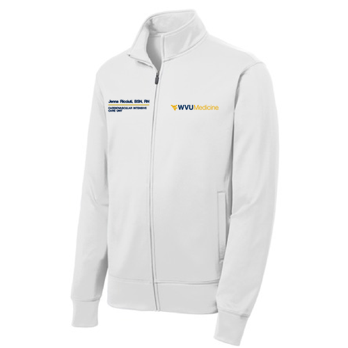 Sport-Tek Sport-Wick Fleece Full-Zip Jacket -- White