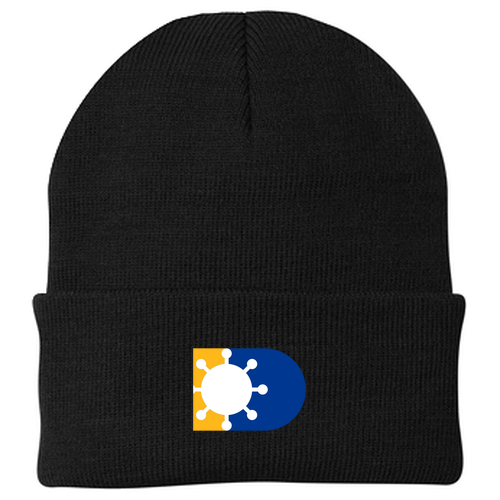 Port and Company Knit Hat with Cuff -- Black