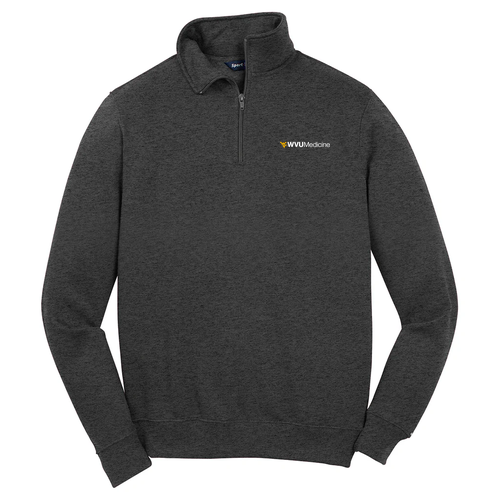Sport Tek Quarter Zip Sweatshirt -- Graphite Heather