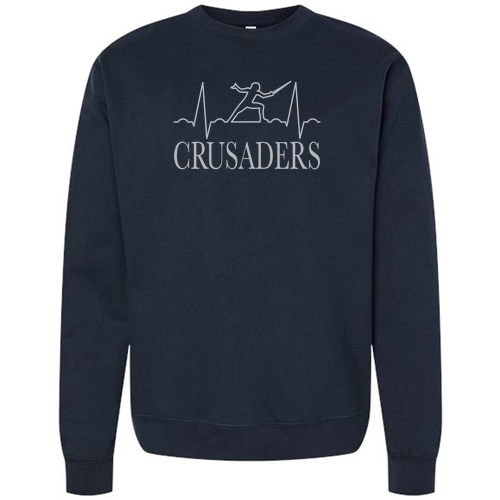 Heartbeat Independent Trading Crewneck Sweatshirt -- Classic Navy