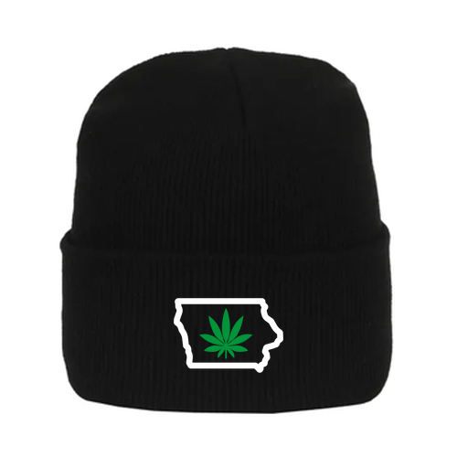 Outdoor Cap Knit Beanie -- Black