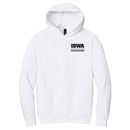 Hawkeye Teacher District V.I.T. Heavyweight Fleece Hoodie -- White