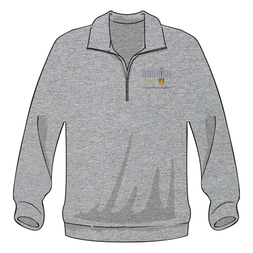 Port and Company Core Fleece Quarter-Zip Pullover Sweatshirt -- Athletic Heather
