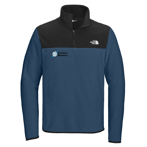 The North Face Glacier 1/4-Zip Fleece -- Shady Blue / Tnf Black