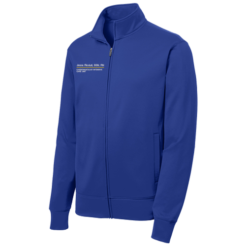 Sport-Tek Sport-Wick Fleece Full-Zip Jacket -- True Royal
