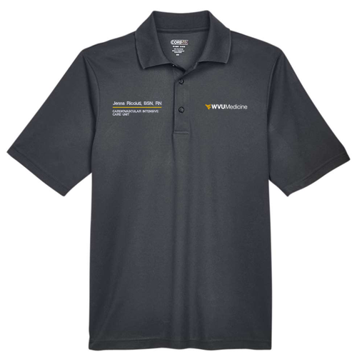 Ash City Core 365 Men's Origin Performance Pique Polo -- Carbon