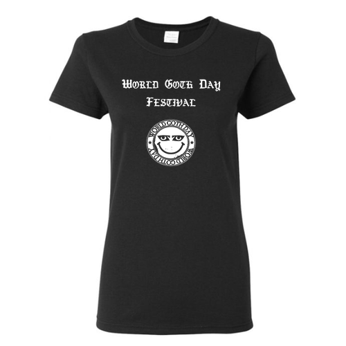 Gildan Heavy Cotton Missy Fit Tee -- Black