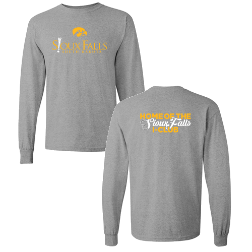 Gildan Heavy Cotton Longsleeve Basic T-Shirt -- Sport Grey