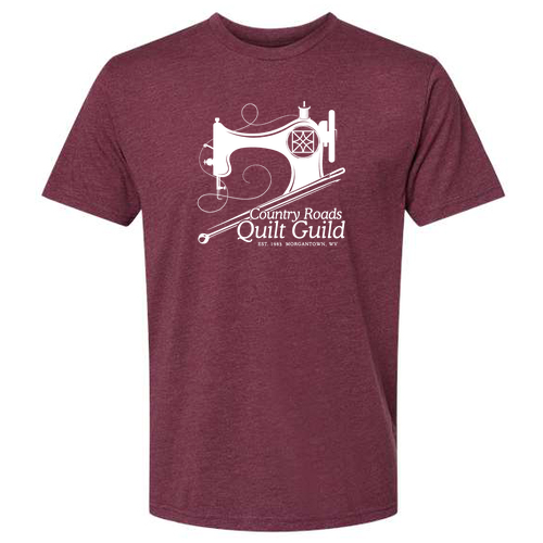 Next Level Mens CVC Crew -- Heather Maroon