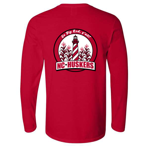 Adult NC Husker Long Sleeve Tee