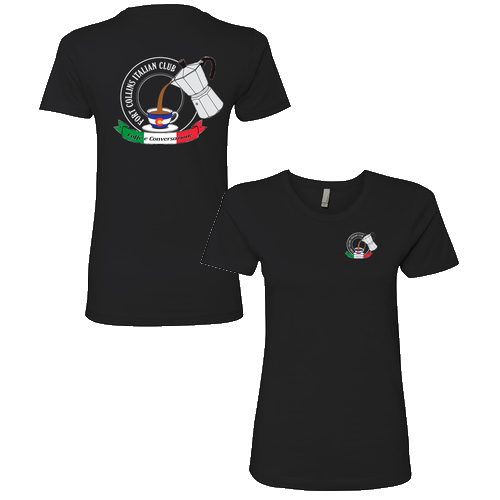 100% Cotton T-shirts Women’s styling -- Black