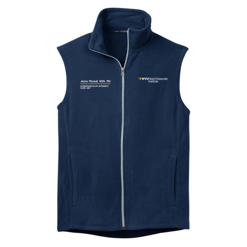 Port Authority Microfleece Vest -- True Navy