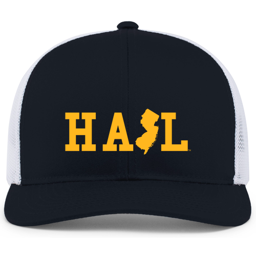 Pacific Headwear Trucker Mesh Hat -- Navy / White / Navy