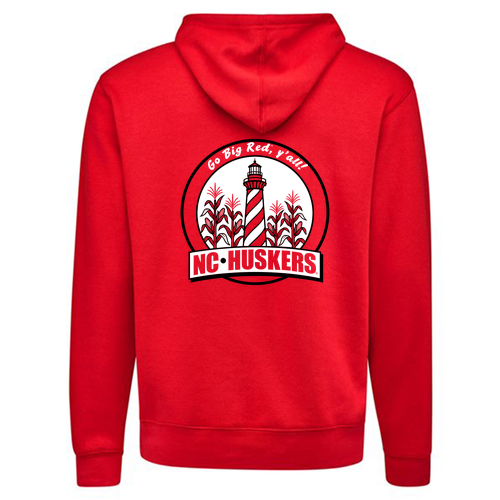 Adult Unisex NC Husker Hooded Sweatshirt