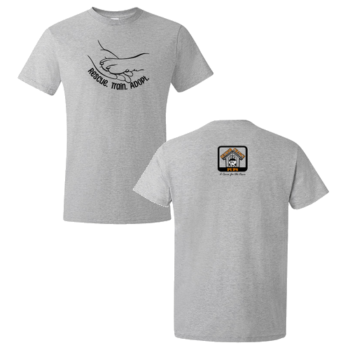 Hanes Perfect-T Ring Spun T-Shirt -- Light Steel