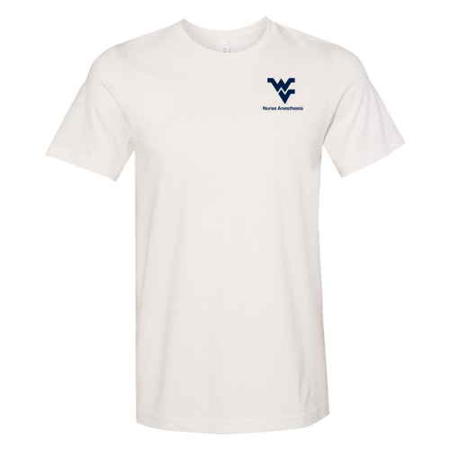 Embroidered Bella Canvas Unisex Jersey T-Shirt -- Vintage White