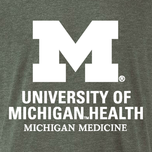 Delta Platinum Adult Tri-Blend Full Zip Hoodie -- Moss Heather