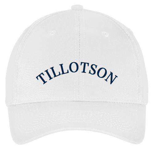 Port and Company 6-panel Twill Hat -- White