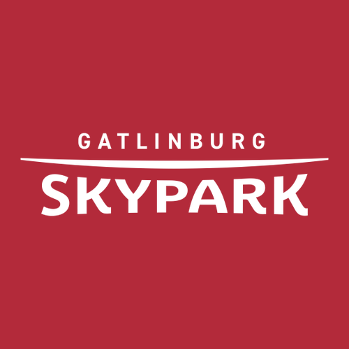 Gatlinburg Skypark Logo 1 White Ink -- Crewneck Sweatshirt Red