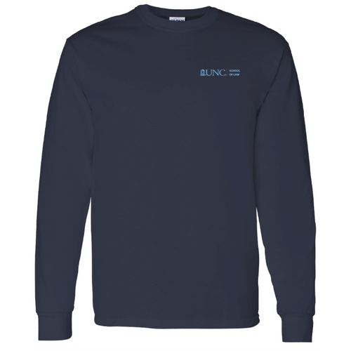 Gildan Longsleeve T-Shirt -- Navy