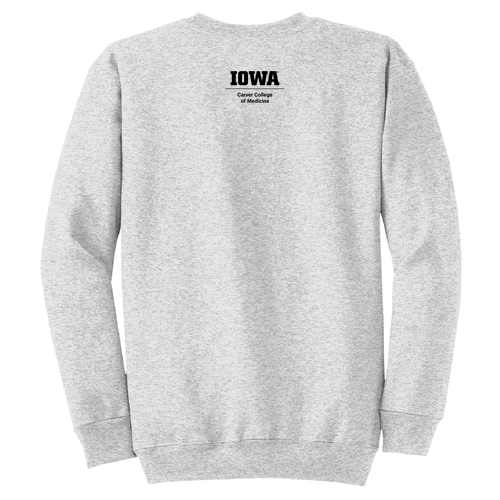 Arch Medicine Port and Company Classic Crewneck Sweatshirt -- Ash
