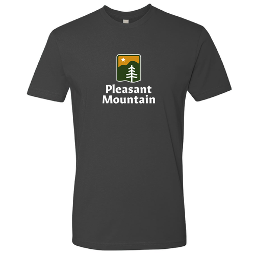 Pleasant Mountain Logo 1 Full color -- Short Sleeve Heavy Metal
