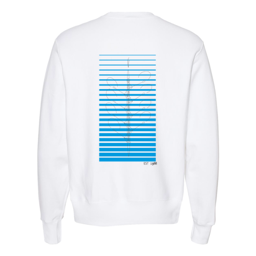 Champion Reverse Weave Crewneck Sweatshirt -- White