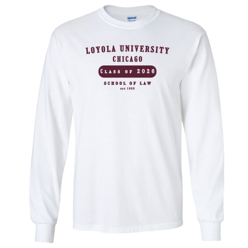 Class of 2026 Long sleeve -- White