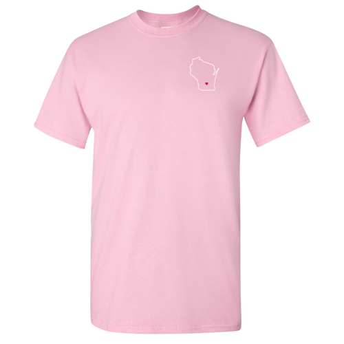 Gildan Heavy Cotton Basic T-Shirt -- Light Pink