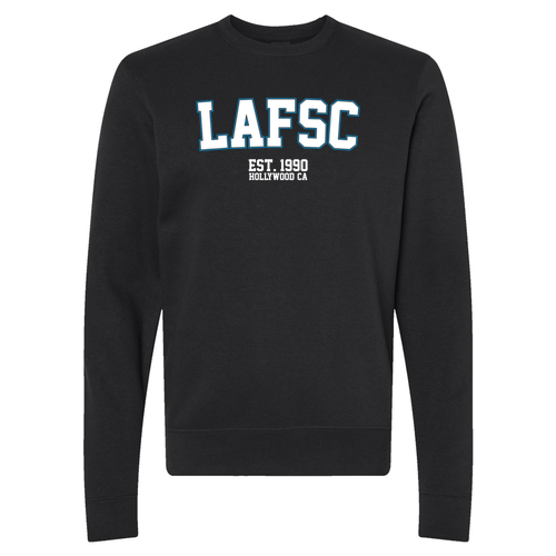 J. America BTB Fleece Crew -- Black