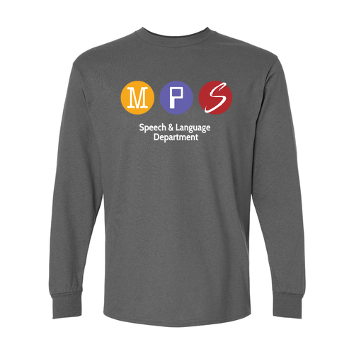 Gildan Ultra Cotton Longsleeve Basic T-Shirt -- Charcoal