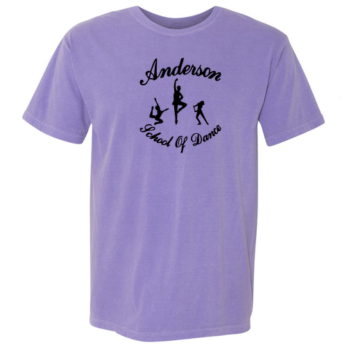 Comfort Colors Heavyweight Adult T-Shirt Full Front-- Violet