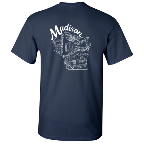 Gildan Heavy Cotton Basic T-Shirt -- Navy