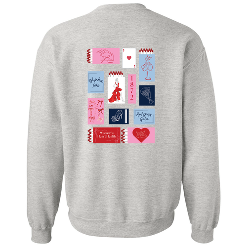 Gildan Heavy Blend Crew Neck Sweatshirt -- Ash