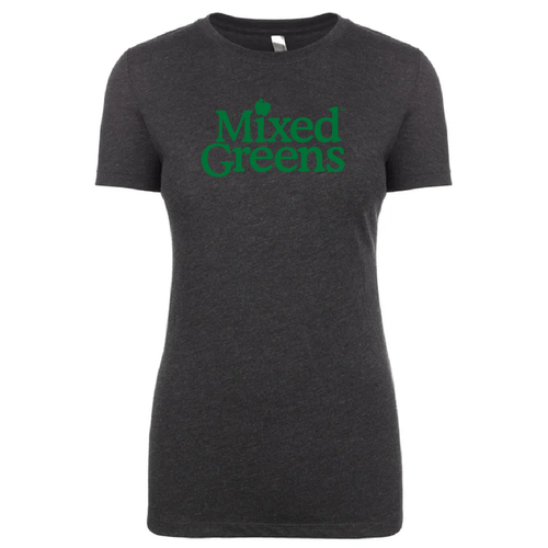 Ladies Next Level Apparel Tri Blend Crew -- Vintage Black