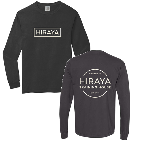 Hiraya Classic Logo Long Sleeve Tee -- Graphite