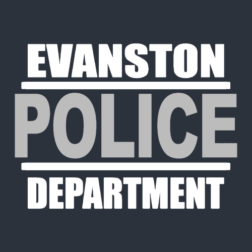 Evanston Police Long Sleeve Tee -- New Navy