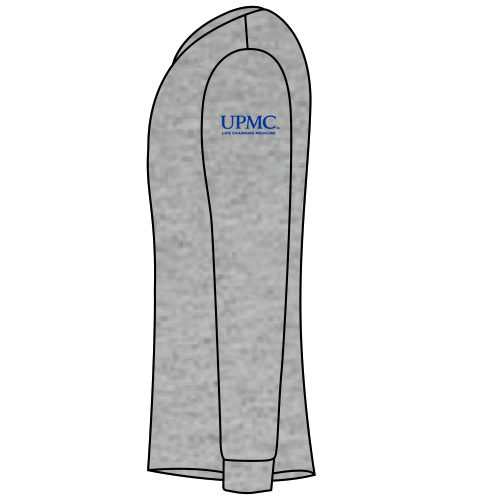 Pitt/Maccabi Short Longsleeve Shirt -- Sport Grey