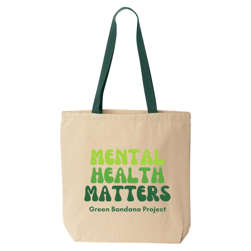 Liberty Bags Canvas Tote with Contrasting Handles -- Natural / Forest